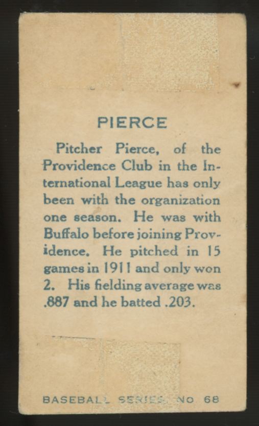 1912 C46 Imperial George Pierce #68 Poor