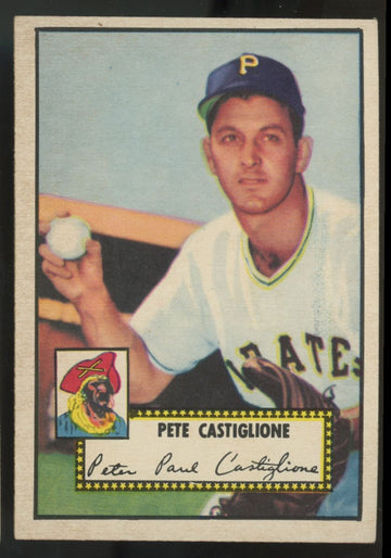 1952 Topps Pete Castiglione RC #260 EX/MT
