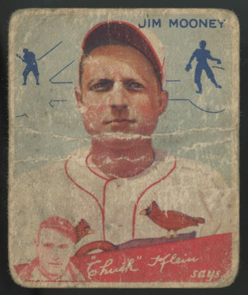 1934 Goudey Jim Mooney Big League Gum #83 Poor