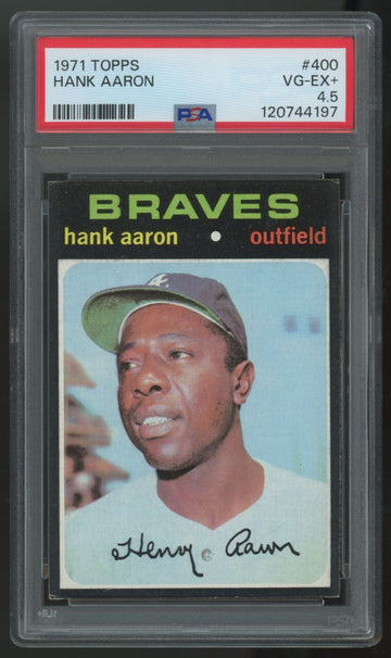 1971 Topps Hank Aaron #400 PSA 4.5