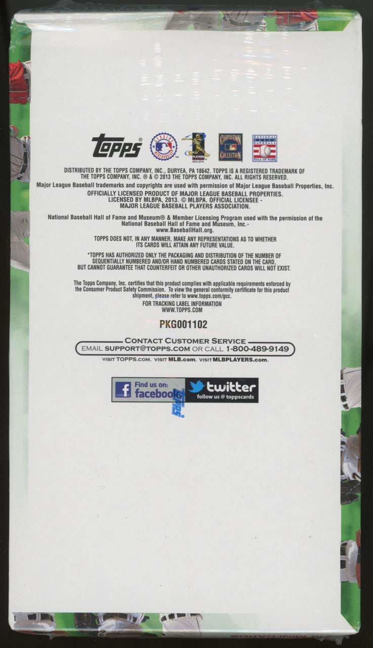 2013 Topps Baseball Mini-Cards Box Factory Sealed