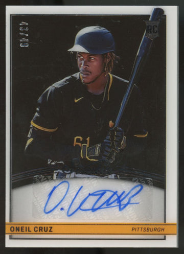 2022 Panini Chronicles Studio Oneil Cruz RC Auto /49 #SBS-OC