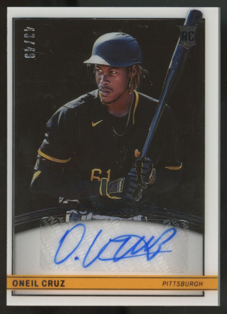 2022 Panini Chronicles Studio Oneil Cruz RC Auto /49 #SBS-OC