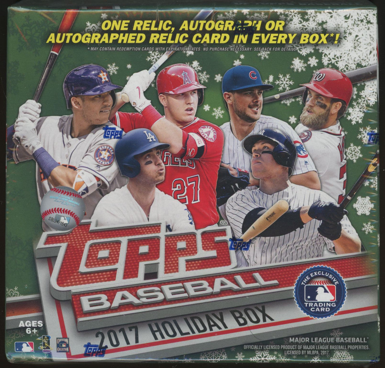 2017 Topps Baseball Holiday Box Factory Sealed