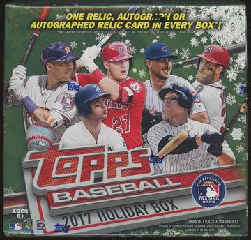 2017 Topps Baseball Holiday Box Factory Sealed