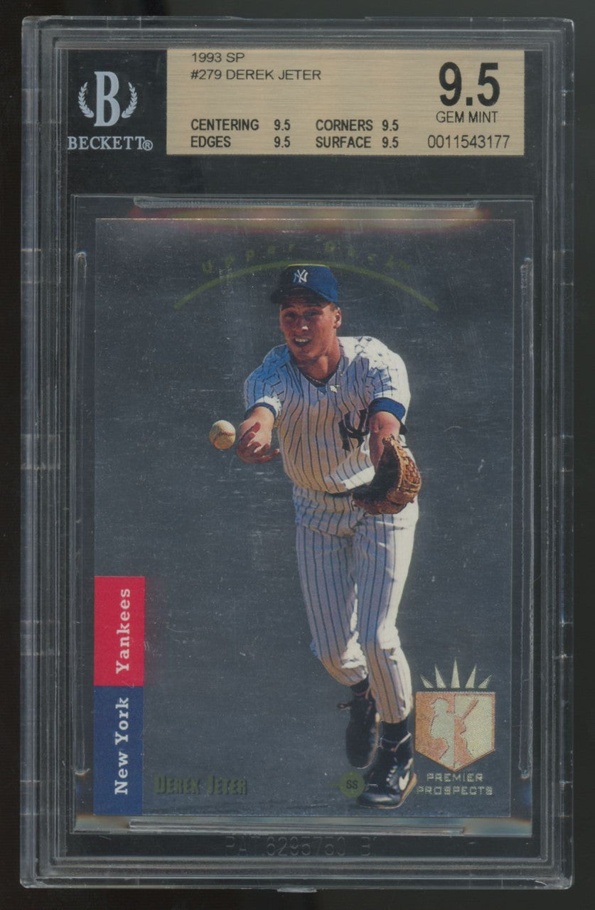 1993 Upper Deck SP Foil Derek Jeter Premier Prospects #279 BGS 9.5 *Read*