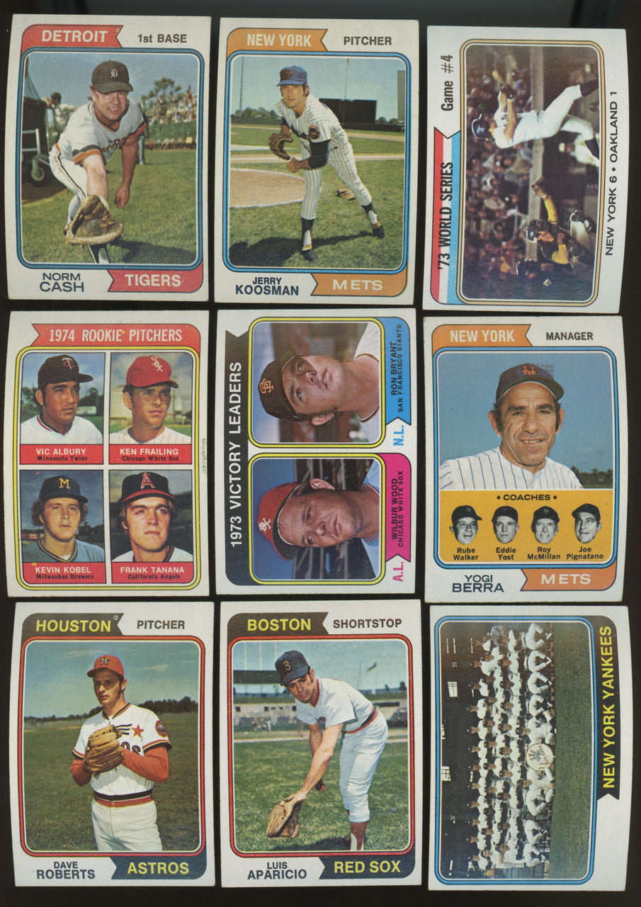 1974 Topps Baseball Complete Set (660) EX-MT
