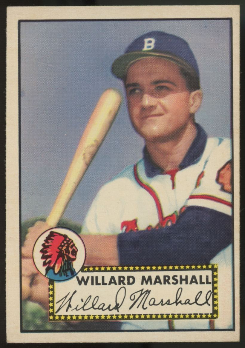 1952 Topps Willard Marshall #96 EX