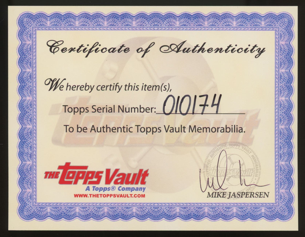 Topps Vault Star Wars C-3PO Jabba's Interperter 1/1 Proof w/ COA