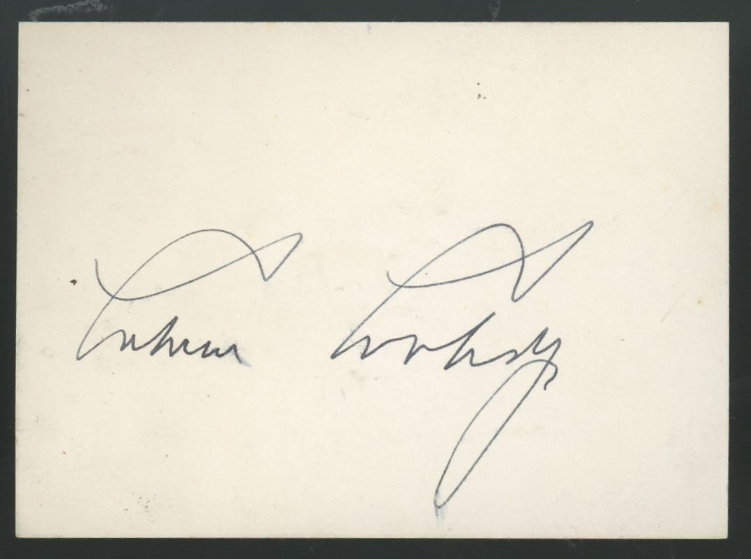 Calvin Coolidge Signed Autographed Cut JSA LOA