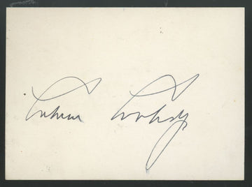 Calvin Coolidge Signed Autographed Cut JSA LOA
