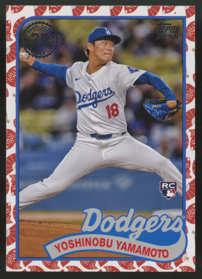 2024 Topps Japan Edition Yoshinobu Yamamoto RC 1989 Topps #89J-33