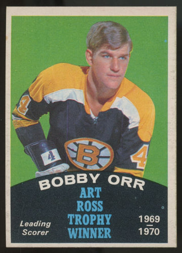 1970-71 O-Pee-Chee Bobby Orr Leading Scorer #249 EX