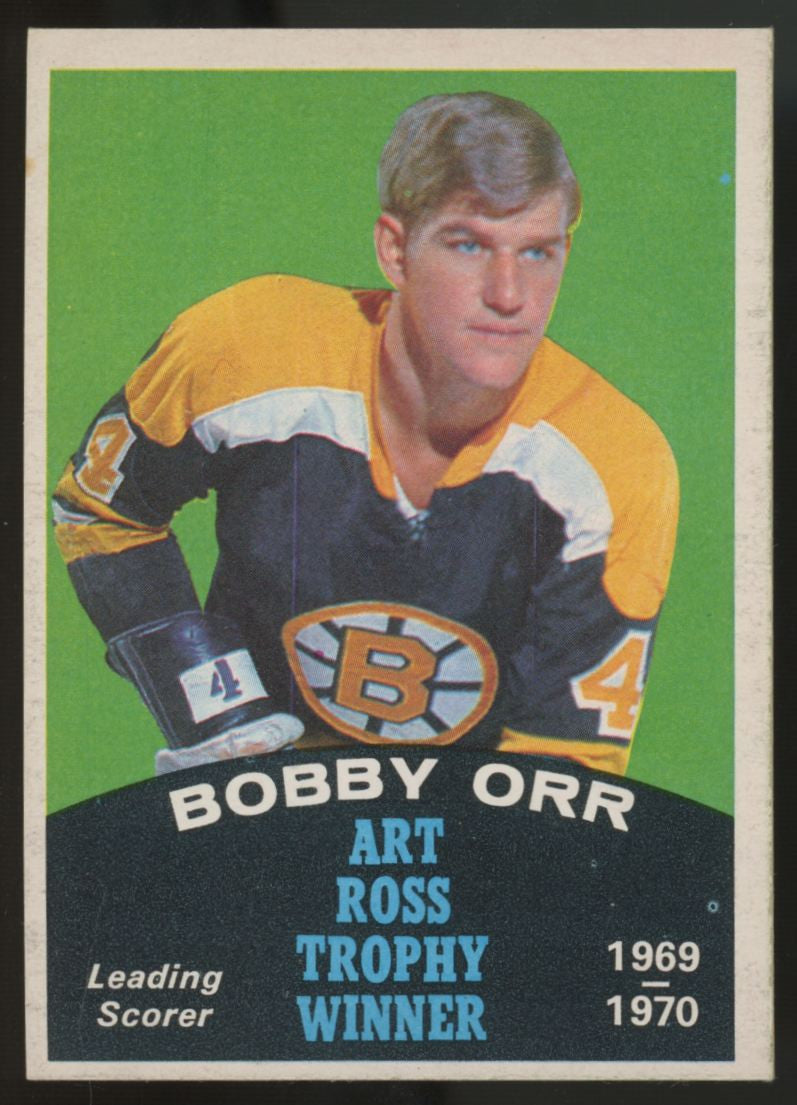 1970-71 O-Pee-Chee Bobby Orr Leading Scorer #249 EX