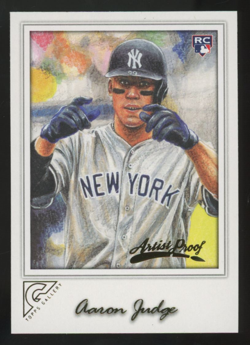 2017 Topps Gallery Aaron Judge RC Artist Proof #117