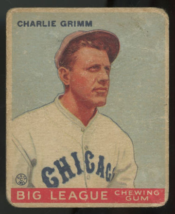 1933 Goudey Charlie Grimm #51 Poor "A"