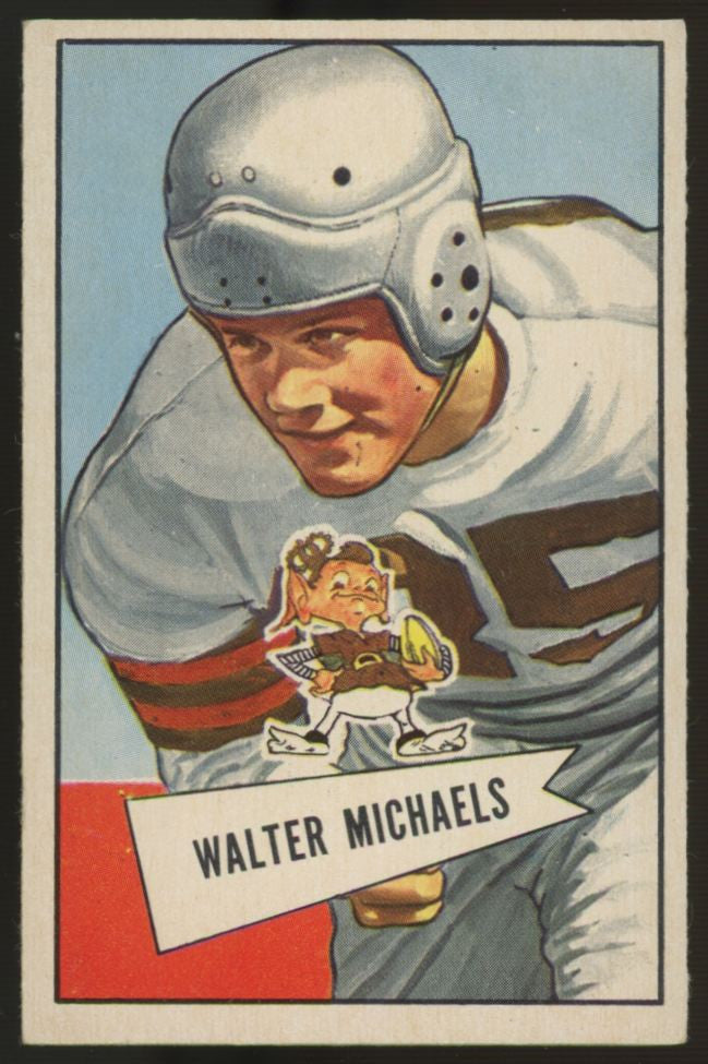 1952 Bowman Small Walter Michaels RC #62 EX