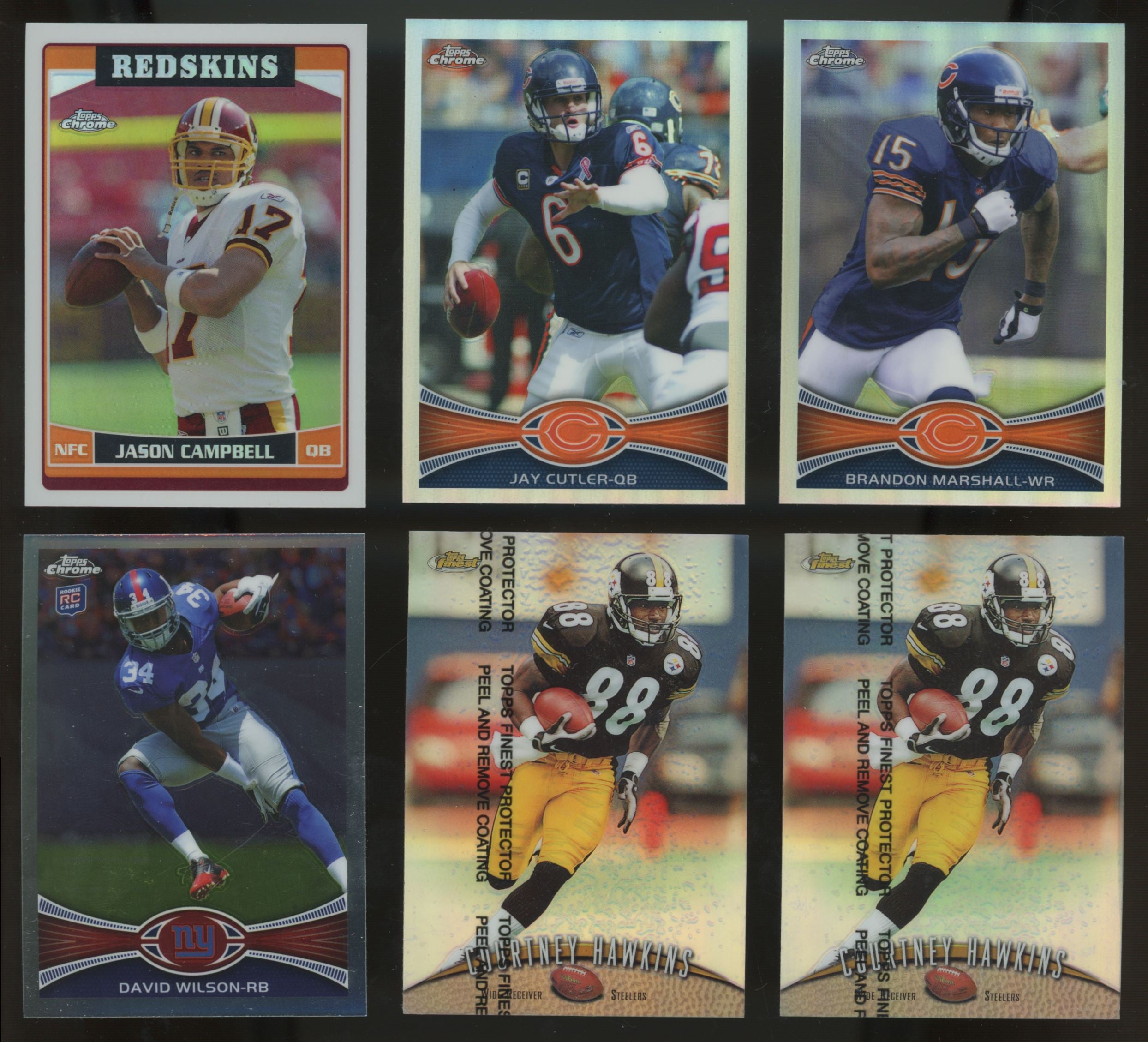 1990s-2010s Topps/Bowman Football Refractors (Lot of 66)