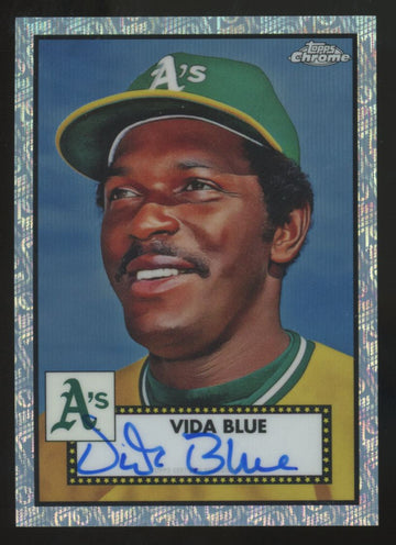 2021 Topps Chrome Platinum Vida Blue Wave 70th Mini Diamond Auto /70 #PA-VB
