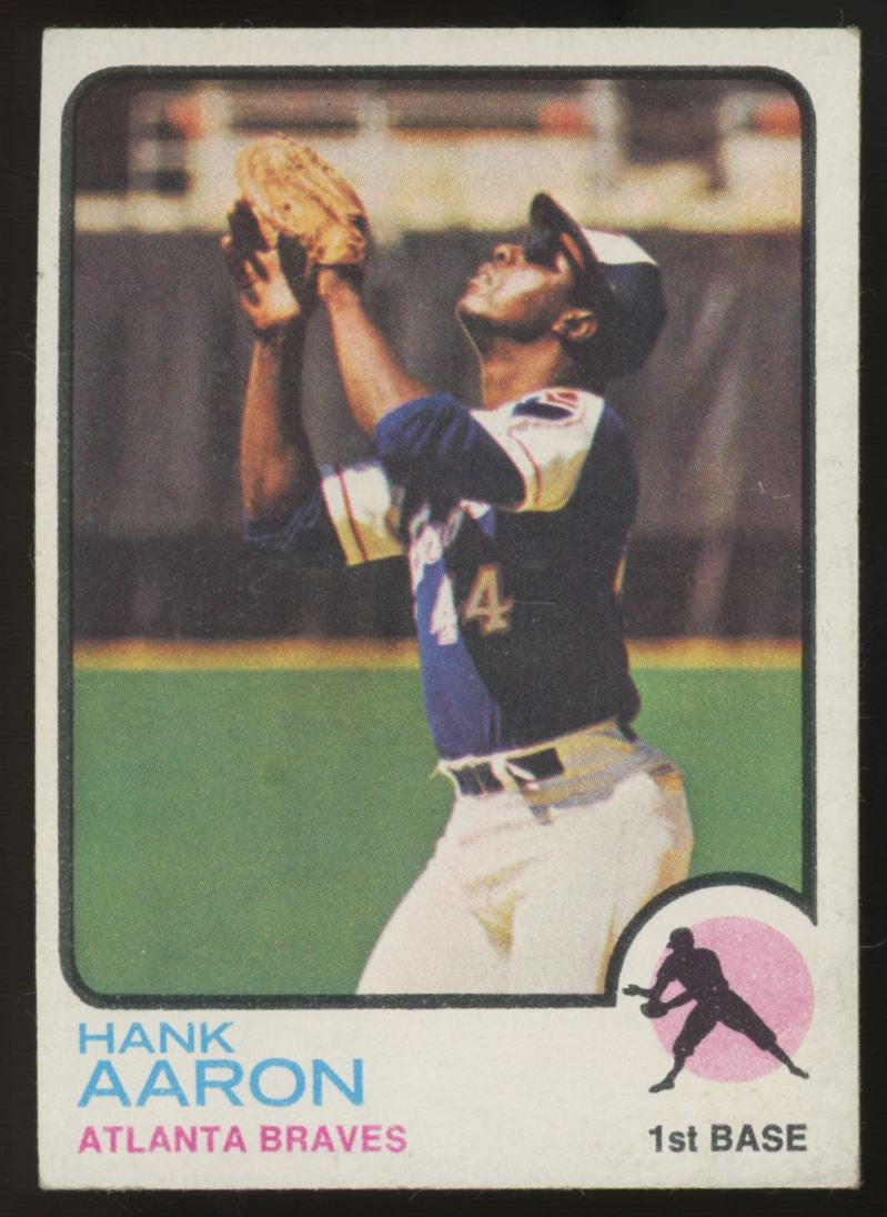 1973 Topps Hank Aaron #100 EX "D"
