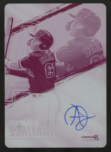 2021 Bowman's Best Alexander Ramirez Magenta Printing Plate 1/1 #B21-AR