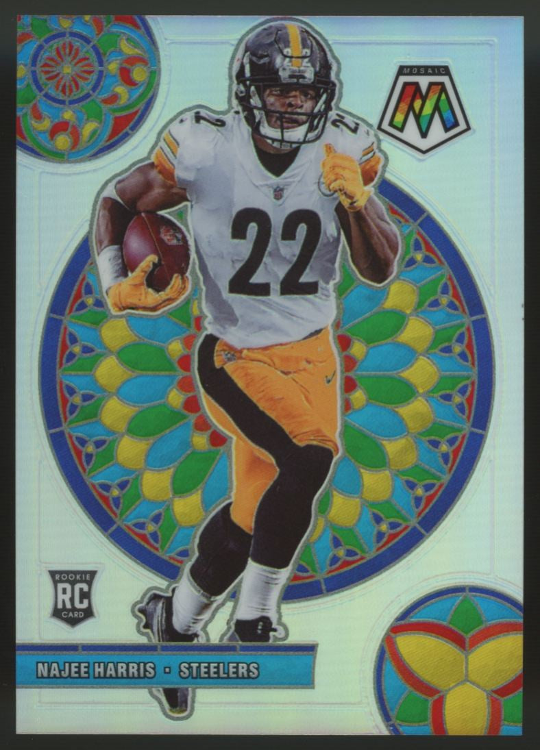 2021 Panini Mosaic Najee Harris RC Glass Mosaic Prizm #GM-29
