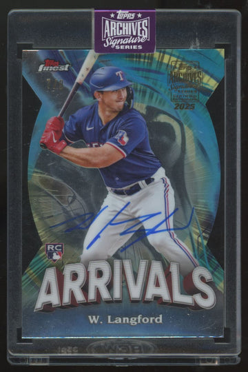 2025 Topps Archives Signature Series Wyatt Langford RC Auto /9 #A-23