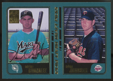 2000 Topps Adrian Gonzalez RC Signed Autographed #352 JSA