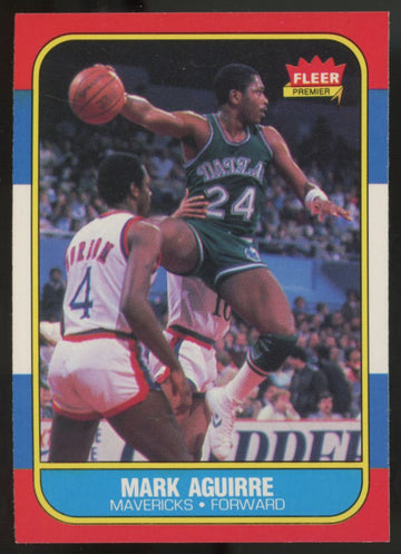 1986-87 Fleer Mark Aguirre #3 NM/MT