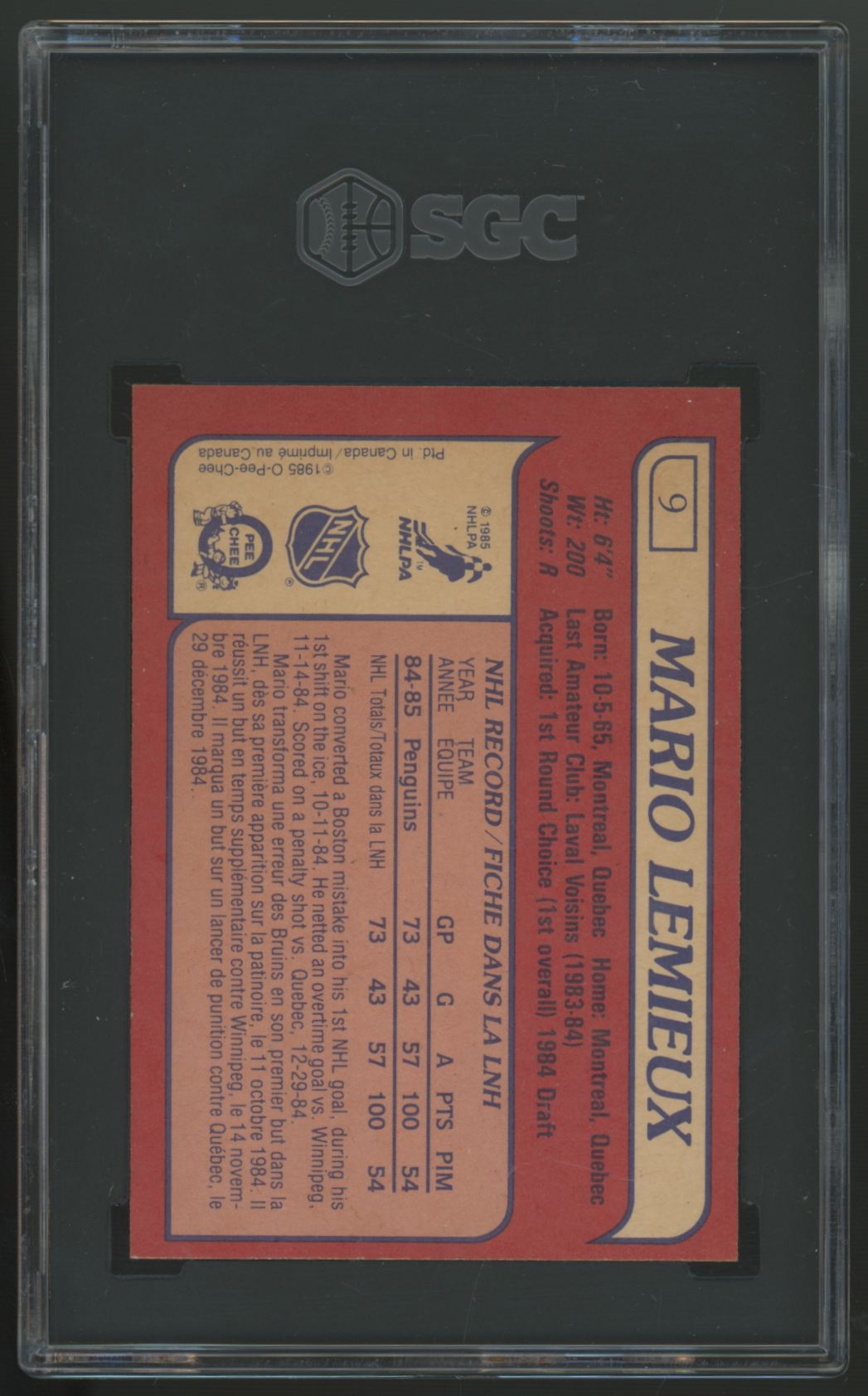 1985-86 O-Pee-Chee Hockey Complete Set (264) Overall NM/MT *Read*