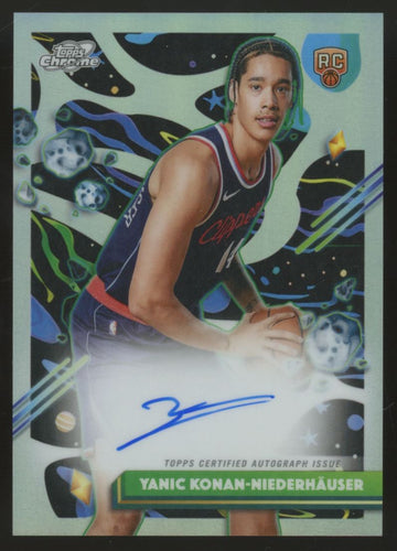 2025-26 Topps Chrome Cosmic Yanic Konan-Niederhauser RC Variation Auto #CCA-YK
