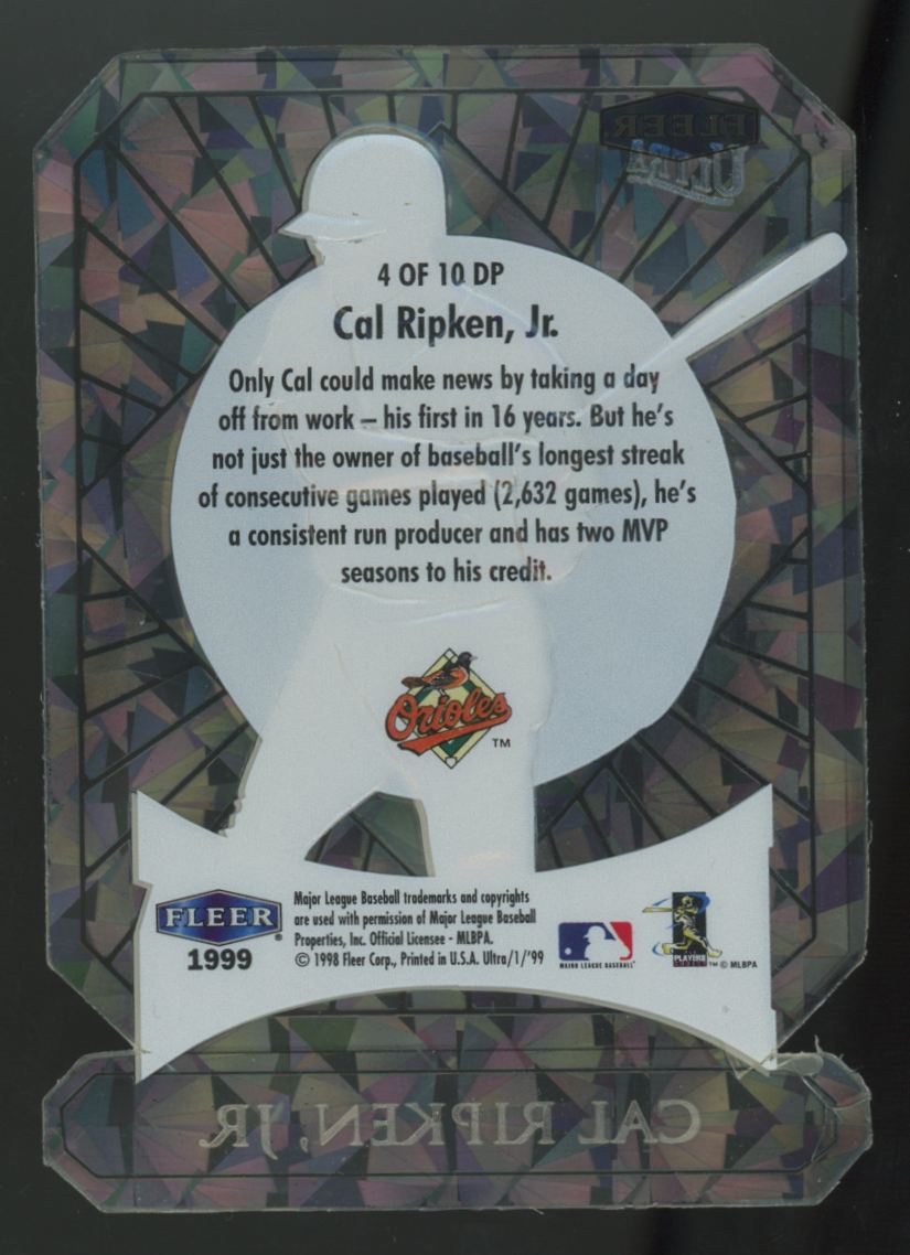 1999 Fleer Ultra Cal Ripken Jr. Diamond Producers #4