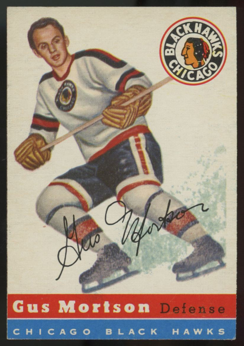 1954-55 Topps Gus Mortson #17 EX-EX/MT