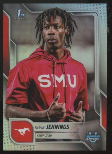 2025 Bowman Chrome U Kevin Jennings 1st Refractor Image Variation #SP-13