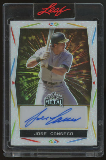 2023 Leaf Metal Jose Canseco Encased Auto eBay Exclusive /4 #EA-JC1
