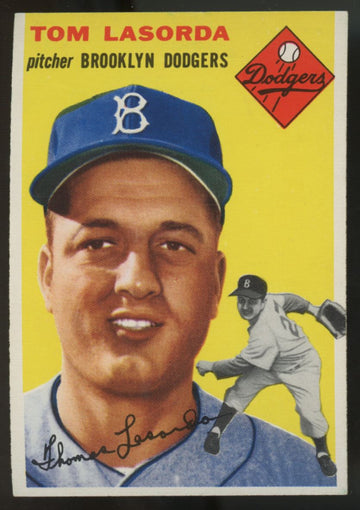 1954 Topps Tom Lasorda RC #132 NM