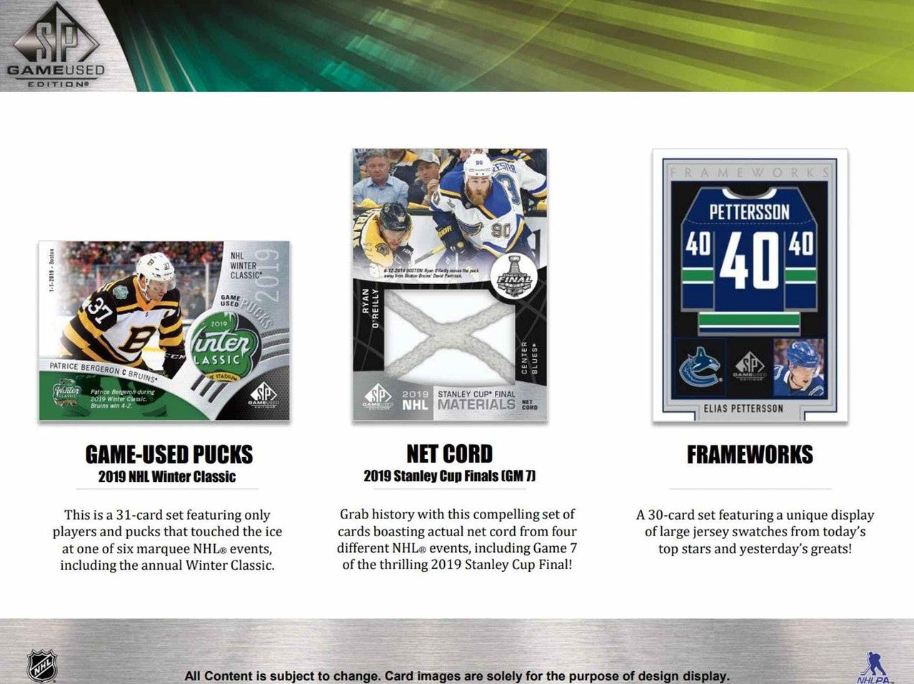 2019/20 Upper Deck SP Game Used Hockey Hobby Box