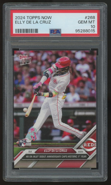 2024 Topps Now Elly De La Cruz RC #269 PSA 10