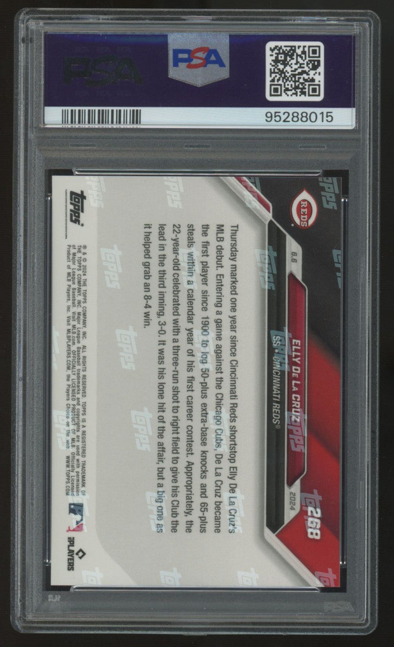2024 Topps Now Elly De La Cruz RC #269 PSA 10