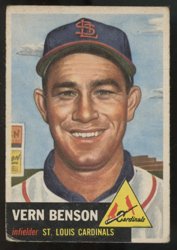 1953 Topps Vern Benson #205 VG
