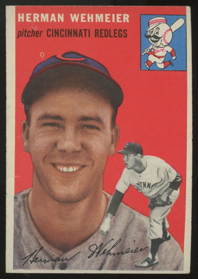 1954 Topps Herman Wehmeier #162 NM