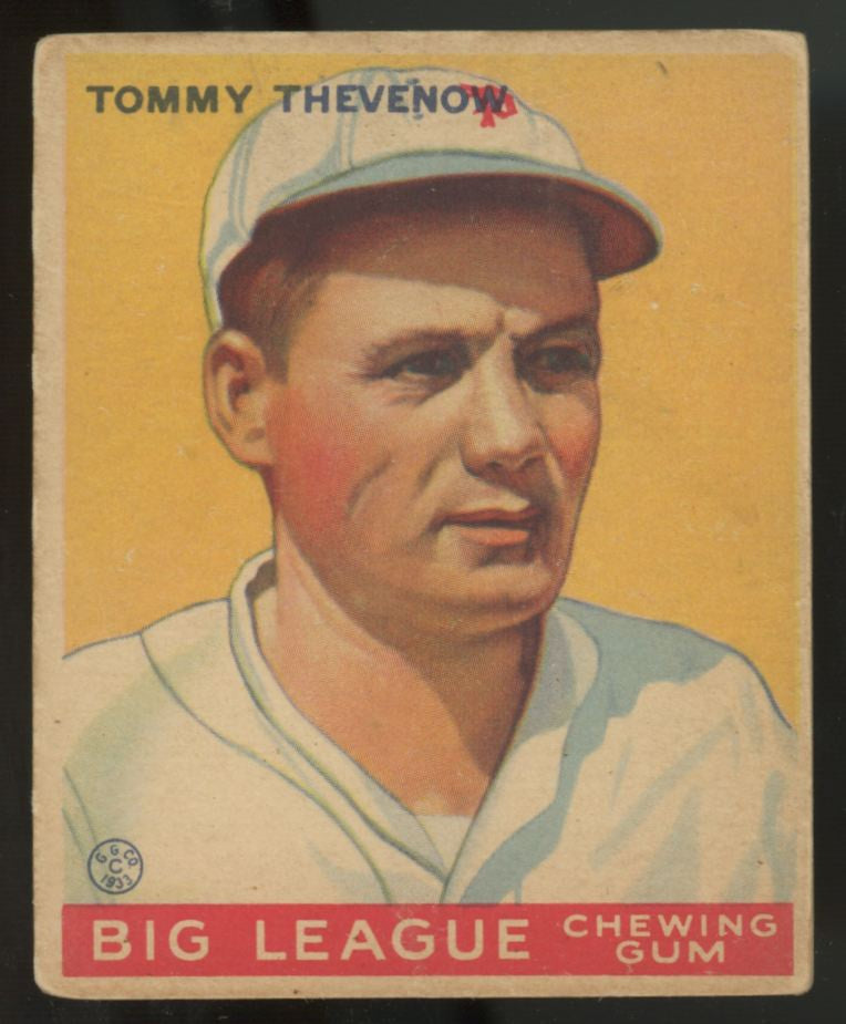 1933 Goudey Tommy Thevenow #36 VG