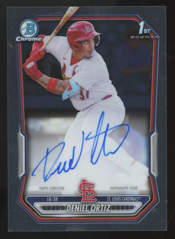 2026 Bowman Chrome Deniel Ortiz 1st Prospect Auto #CPA-DOR