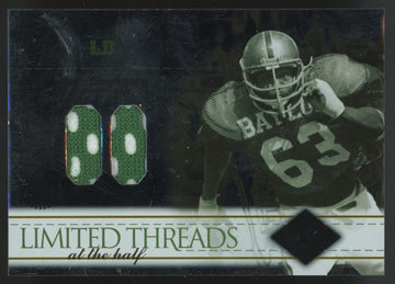 2004 Leaf Limited Mike Singletary Limited Threads At The Half Dual Patch /35