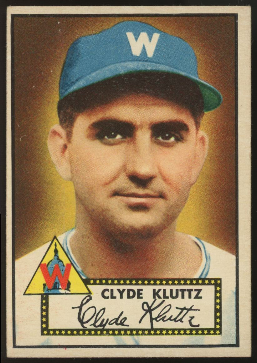 1952 Topps Clyde Kluttz #132 VG/EX "A"