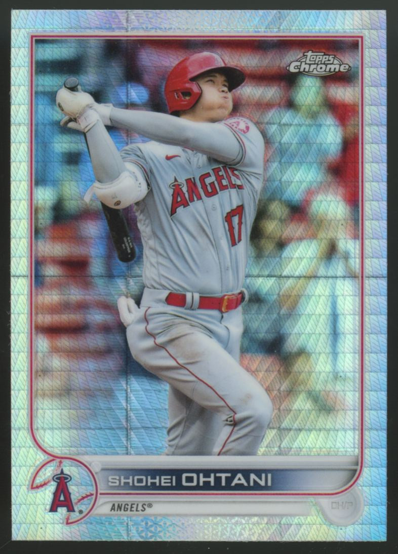2022 Topps Chrome Shohei Ohtani Prism Refractor #1 "A"