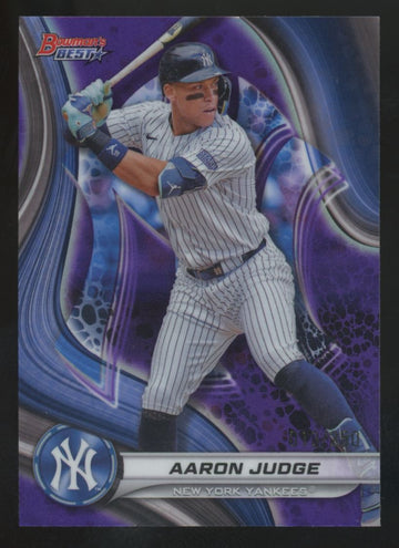 2024 Bowman's Best Aaron Judge Purple Refractor /250 #43