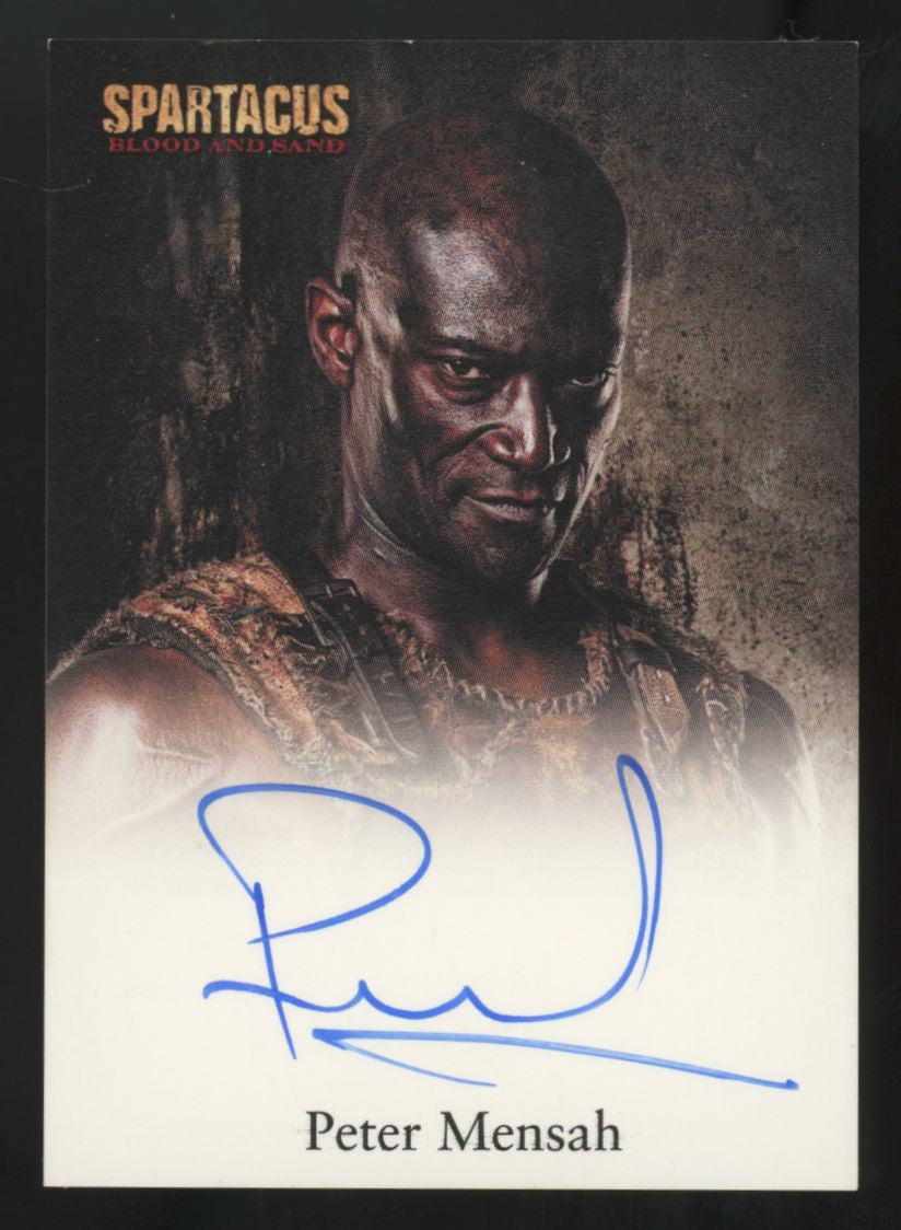2009 Rittenhouse Spartacus Blood And Sand Doctore / Peter Mensah Auto