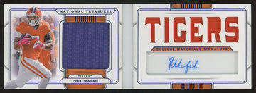 2025 Panini National Treasures Collegiate Phil Mafah Blue Patch Auto Booklet /75