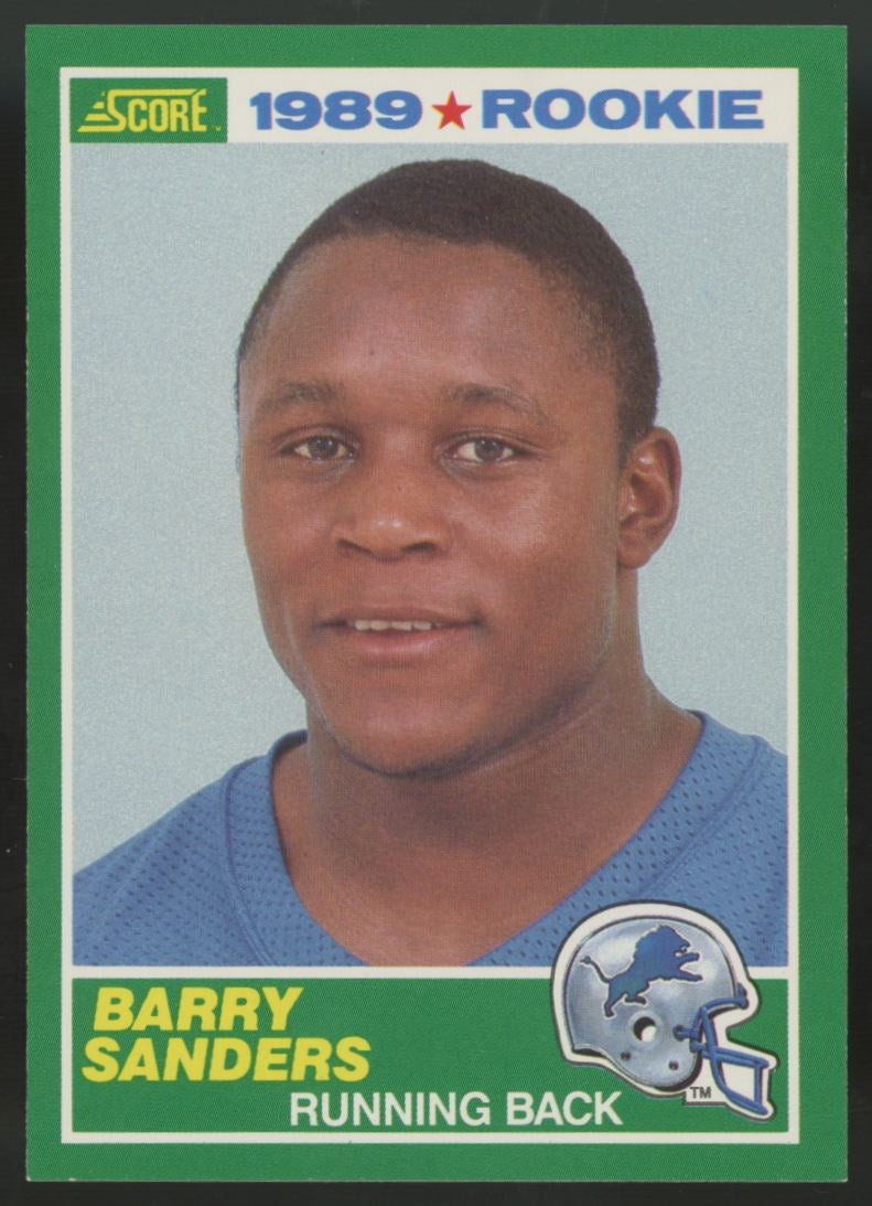 1989 Score Barry Sanders RC #257 NM "H"
